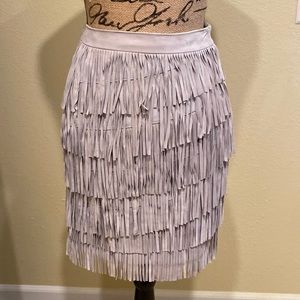White House Black Market Suede Skirt